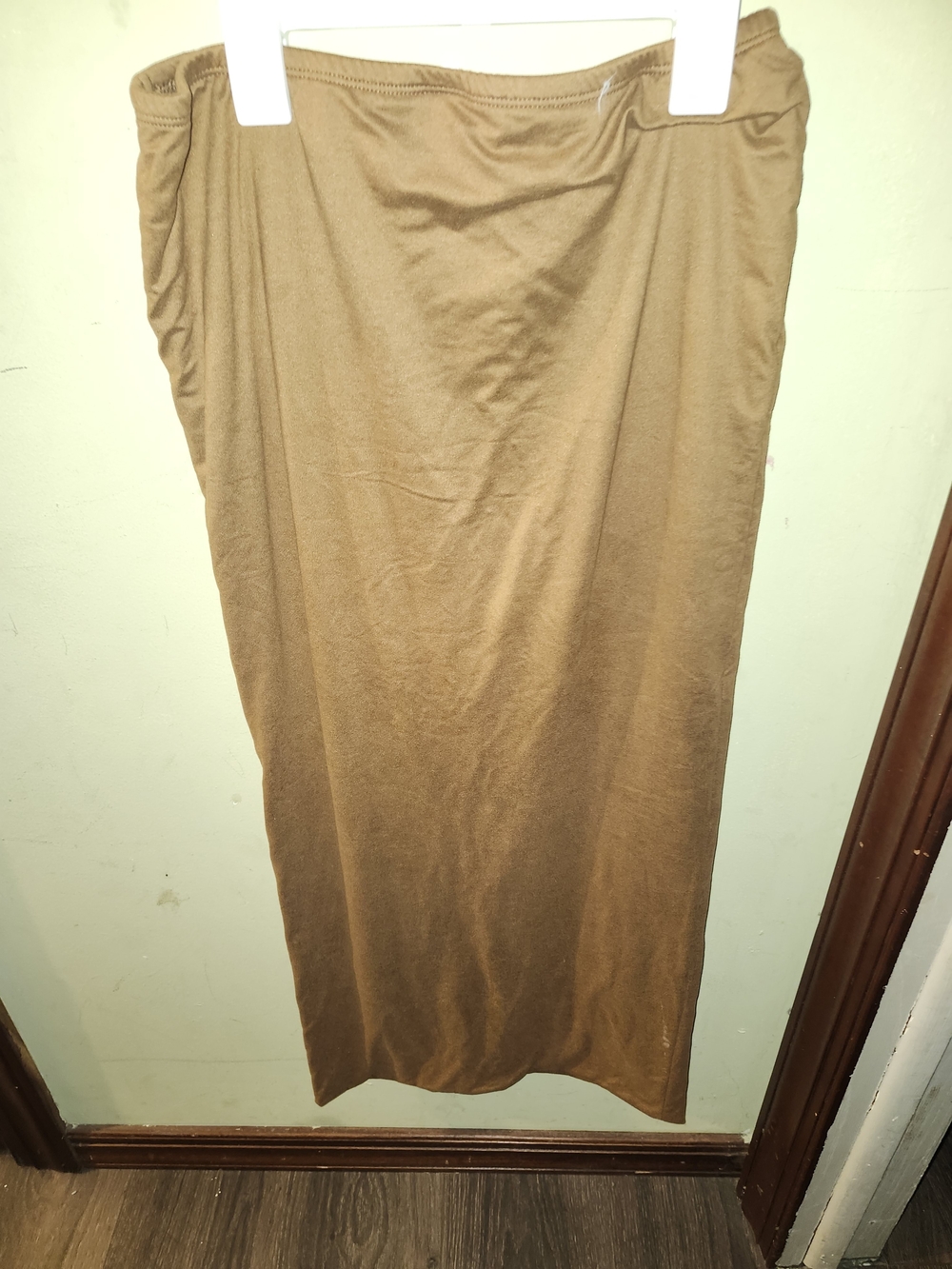 Women’s Brown Stretch Pencil Skirt